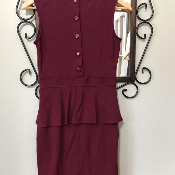 Ponte Peplum Dress - Picture 3 of 7